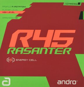 Andro Rasanter R45 Tischtennisbelag Test